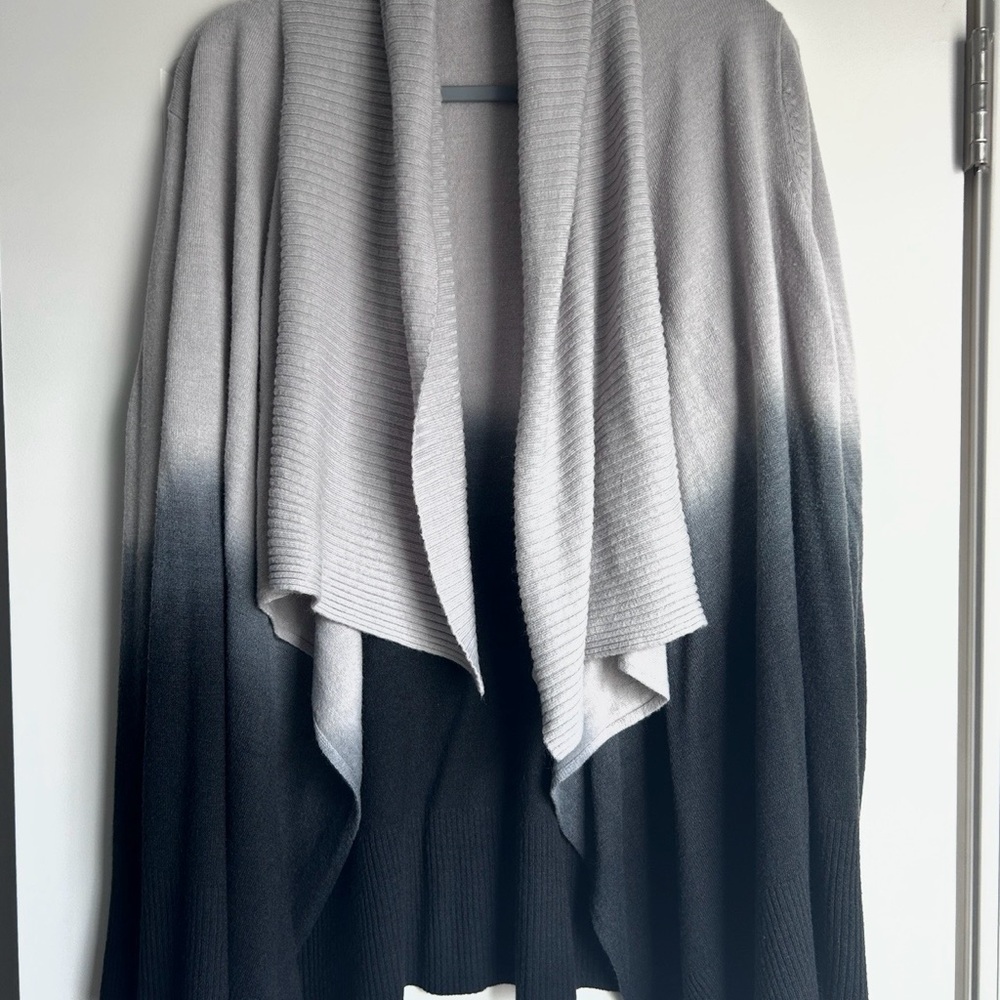 Allie & Rob Ombre Black and Gray Sweater